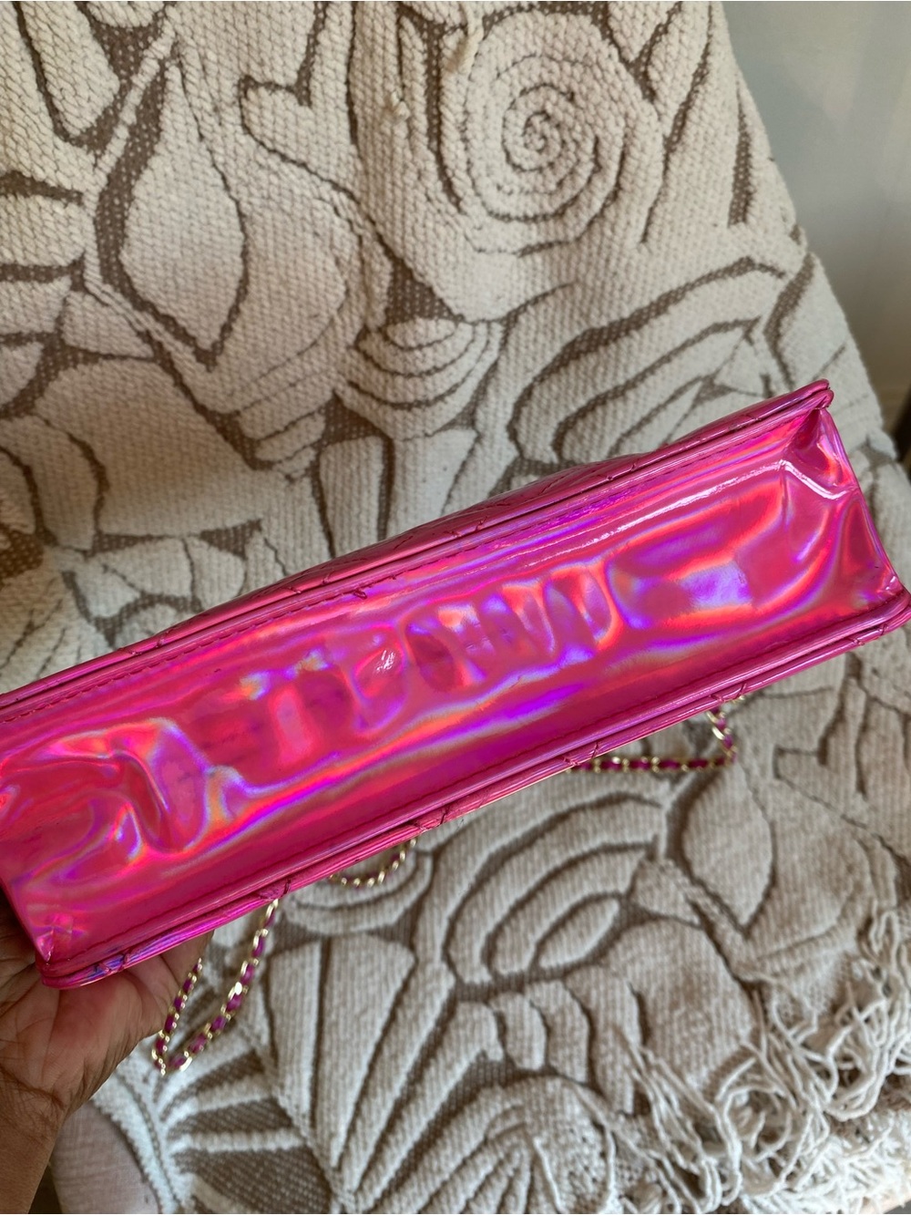 QUILTED CHAIN SHOULDER BAG - Picture 7 of 15